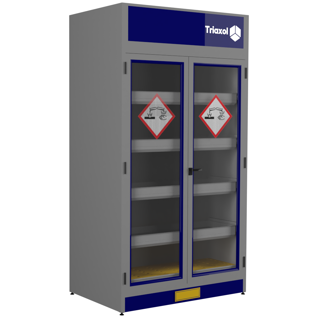 Armoire de sécurité pour le stockage de produits chimiques et dangereux en laboratoire